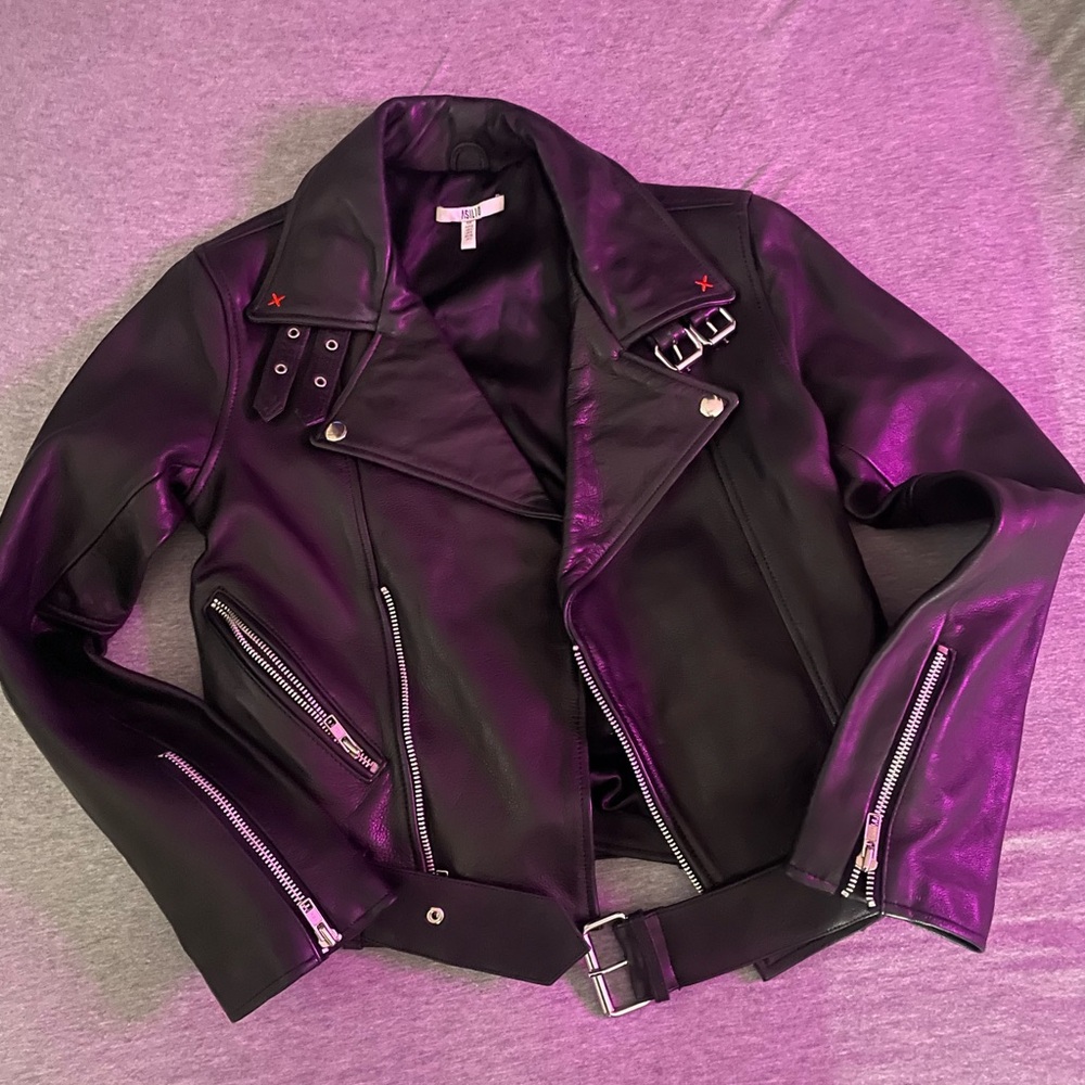 Brand new Asilio leather jacket. Super cute. Never worn. Make me an offer
